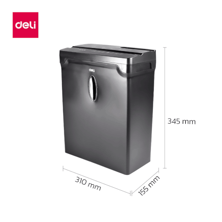 เครื่องทำลายเอกสารอัตโนมัติ DELI ET015-BK-01 สีดำ_7